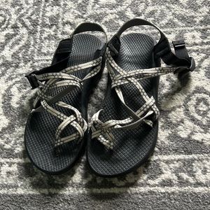 Grey and white chaco